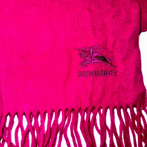 AUTHENTIC Burberry Lambswool Scarf EUC - Picture 4 of 6